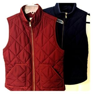 J Crew Quilted Puffer Vest